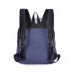 WOMEN FLORAL PRINT CASUAL CANVAS BACKPACK RUCKSACK CUTE SCHOOL BACKPACK - BLUE