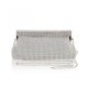 FULL CRYSTAL RHINESTONE EVENING HANDBAGS - SILVER