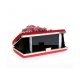 WOMEN LARGE CAPACITY FLORA EVENING PARTY BAGS CLUTCH PURSE VINTAGE WEDDING HANDBAGS WALLET - RED