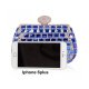 WOMENS DAZZLING RHINESTONE CLUTCH EVENING BAGS FASHION PURSE GIRL'S HANDBAGS - BLUE