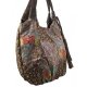 WOMEN'S / GIRLS HIPPY HOBO TOTE MULTIPLE DESIGNS ON CANVAS / FAUX LEATHER MATERIAL HANDBAG