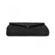 WOMEN'S ELEGANT FLORAL LACE ENVELOPE CLUTCH EVENING PROM HANDBAG PURSE - BLACK